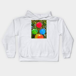 Party Balloons Kids Hoodie